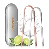 1. 2-pack of powerful cleaners with high-quality scraper, its stainless steel material makes for easy cleaning. Tongue scraper that simultaneously gets high marks for durability, affordability, and gentleness. Immediate benefits of tongue scraping wi...