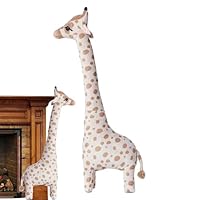 Giant Giraffe Stuffed Animal, Giraffe Plush Cute, Large Stand Stuffed Animal Soft Toy, Soft Stuffeds Animals Giraffes Plush Toy, for Toddler Children Adults Family Baby Room Decor