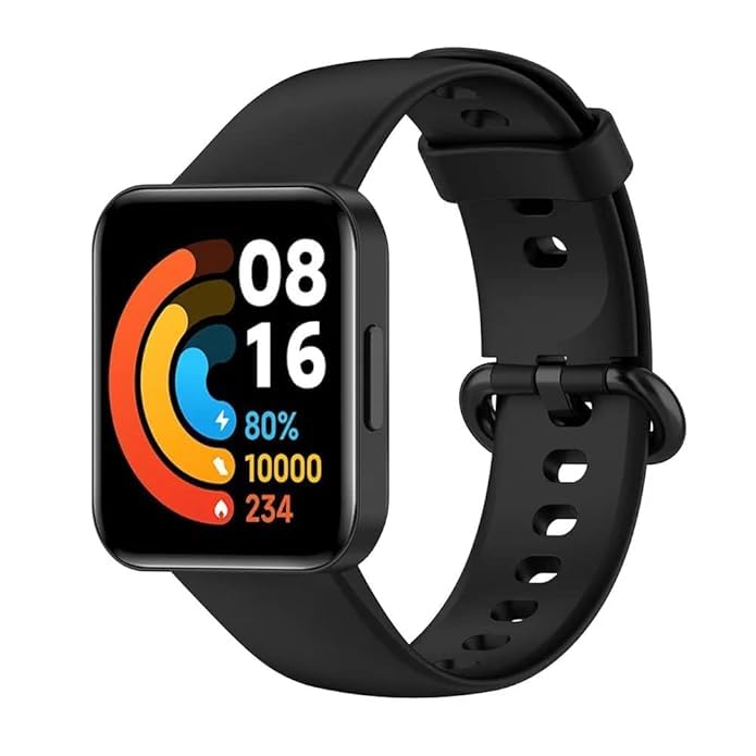 Image of TechMount Soft Silicone Wristband smartwatch Strap Compatible only for Redmi Watch 2 Lite /Redmi GPS Watch Only