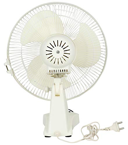 Image of Zigma Plastic 16-inch High-Speed Table Fan with Copper Winding 16 inchs Table Fan (White)