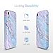 VELVET CAVIAR Compatible with iPhone XR Cases Marble for Girls & Women - Cute Protective Phone Case (Pink Iridescent Holographic Blue)