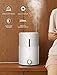 DEERMA 5L Top Fill Ultrasonic Cool Mist Air Humidifiers, 2 In 1 Humidifiers and Essential Oil Diffuser for Home Baby Large Room Bedroom Office, Night Light, Auto Shut Off, Adjustable Mist Volume
