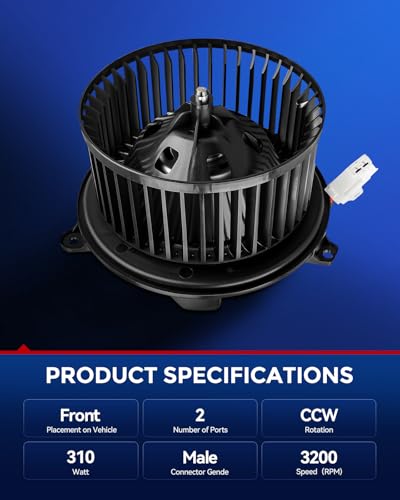 Image of KAX AC Blower Motor Compatible with 2013 2014 2015 2016 Dodge Dart HVAC Heater Blower Motor Replaces# 76971,700315