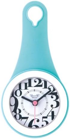 reina 【防滴仕様で浴室もキッチンもOK】 アナログクロック スカイブルー RJ044CL16-SB