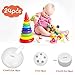 Kuscheltiere Quietscher Rasselbällen, Knisterfolie Rassel zum Einnähen, Baby Rasselkugeln Rasseldosen Einnähen Füllmaterial Spielzeug, Babyspielzeugzubehör, Stofftiere Noise Squeakers, 24 Stück