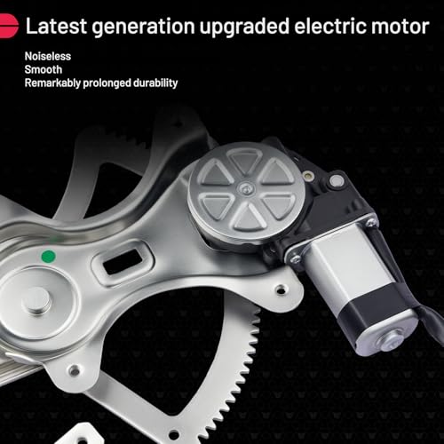 Image of BDFHYK 741-506 Power Window Regulator with Motor Front Right, Compatible with 2003-2008 Toyota Corolla