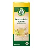 Lebensbaum Fenchel-Anis-Kümmel, Bio Kräutertee-Mischung, Bio-Tee für jede Tageszeit, Fenchel-Tee mit süß-würzigem Geschmack, 20 Teebeutel, 50g