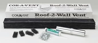 Roof-2-Wall Vent Aluminum Roof-Wall Ventilation Kit