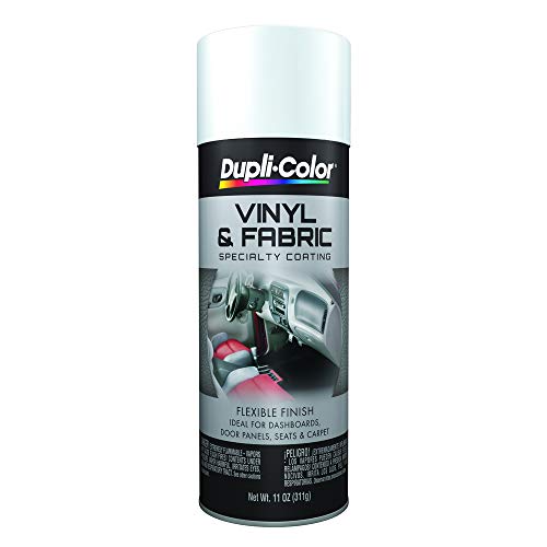 Image of Dupli-Color (EHVP10500-6 PK Gloss White Vinyl and Fabric Coating - 11 oz. Aerosol, (Case of 6)