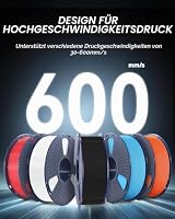 SUNLU 2KG Rapid PETG Filament Bündel, Hohe Geschwindigkeit 30–600mm/s 3D Drucker Filament, 1.75mm ±0.02 mm, 1kg Reusable Spule, 2 Stück Insgesamt (Weiß+Weiß) – Ansicht 3