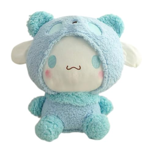 UOAO ぬいぐるみ パンダ クッション 抱き枕 可愛い 柔らか手触り 動物 もこもこ 添い寝枕 面白い 気持ちいい ギフト 母の日 誕生日 プレゼント お祝い クリスマス ブルー 35cm