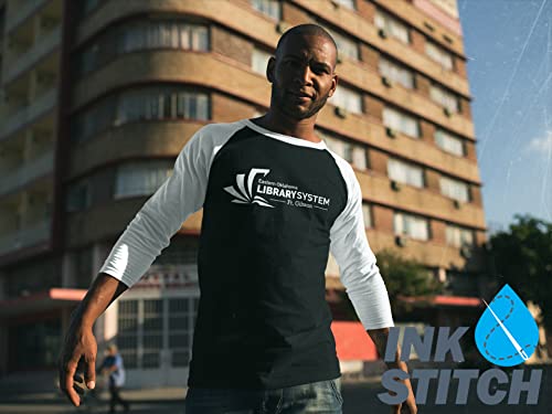 INK STITCH Custom Unisex Deisgn Your Own 3/4 Sleeve Baseball Tshirts Tees miniatura 5