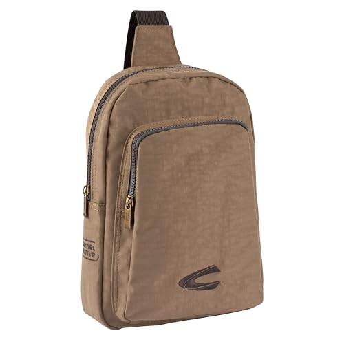 camel active bandolera Journey Sling Backpack Sand marrón claro