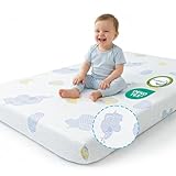 WEVFGHI Pack and Play Mattress Pad, 38'x26' Dual Sided Soft & Firm Memory Foam Pack N Play Mattresses, Breathable Baby Mattress for Pack N Play Mattress with Non-Slip Bottom Washable Cover