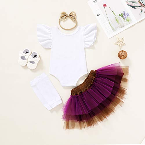 Younger Tree Baby Girls 1St Birthday Outfit Mermaid/Flowers Romper Sequin Bowknot Tutu Skirt Set One Years Old Clothes Birthday Gifts (Flower, 12-18 Months)… #TOP2