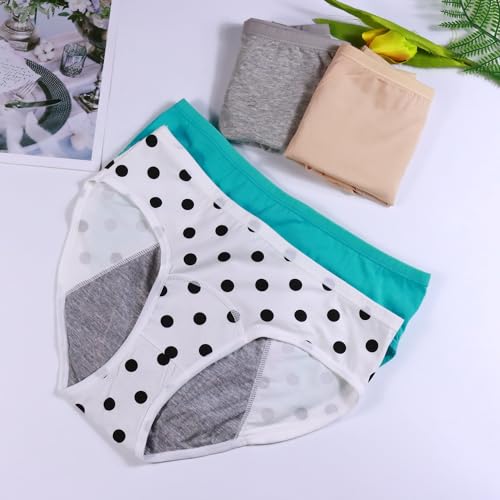 Demifill Teen Girls Period Underwear Cotton Soft Women Panties For Teens Briefs - Image 3