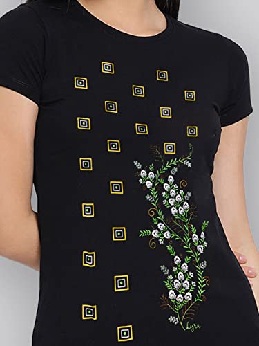 Image of Lyra Women's Cotton Regular Fit T-Shirt