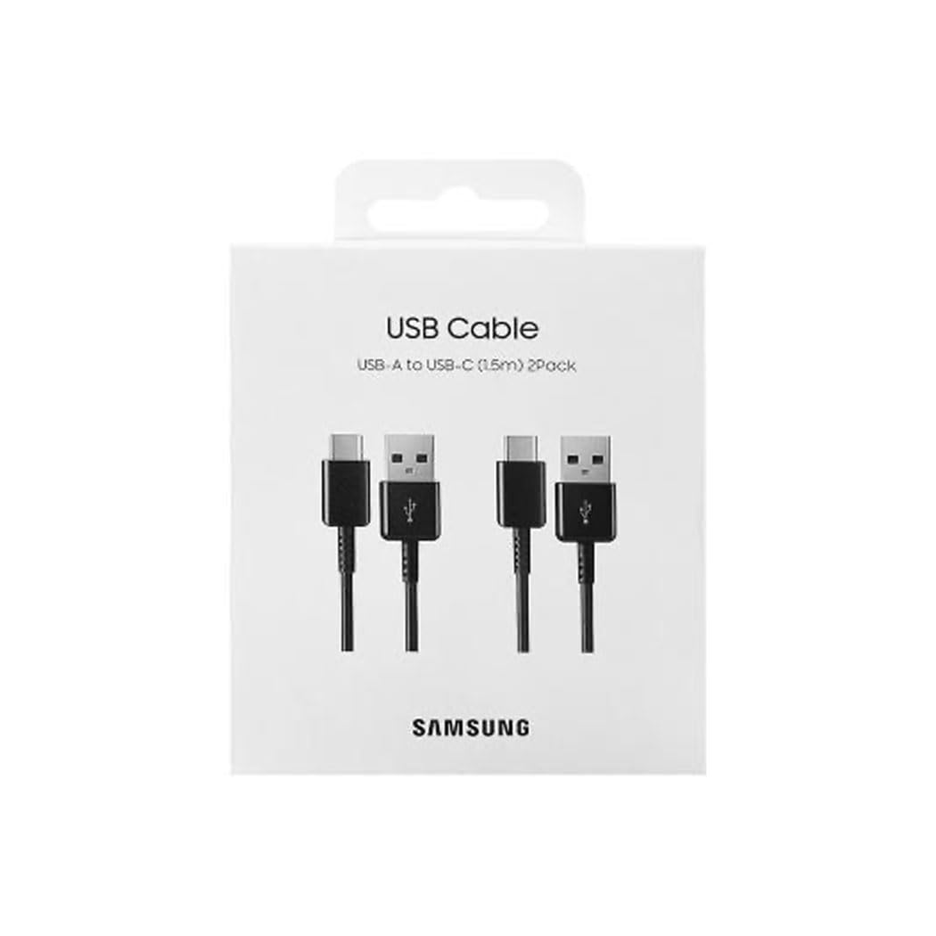 SAMSUNG Kabel USB-A na USB-C 150cm Multipack 2 Czarny