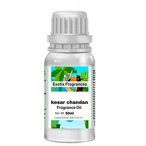 Exotix Fragrance Kesar Sandal Essential Oil for long lasting perfume