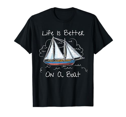 Sailing Shirt Men Sailing Gifts Women Sailor Yacht Boat T-Shirt
