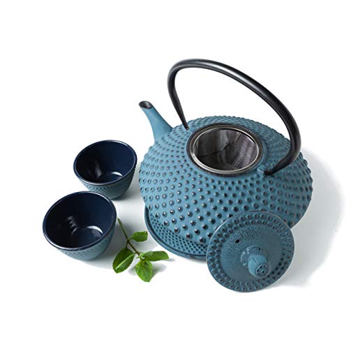 Tealøv TETERA HIERRO 1,25 L | TETERA DE HIERRO Fundido Con Infusor de Acero Inoxidable | Interior Totalmente Esmaltado… - Imagen 5