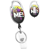 Utilisation polyvalente : avec un porte-clés en métal et une sangle en PVC robuste, il est parfait pour accrocher des clés, des porte-badges, des lampes de poche, des clés USB et bien plus encore. Idéal pour les professionnels occupés, les étudiants, les enseignants, les travailleurs, les infirmières et toute personne en déplacement.