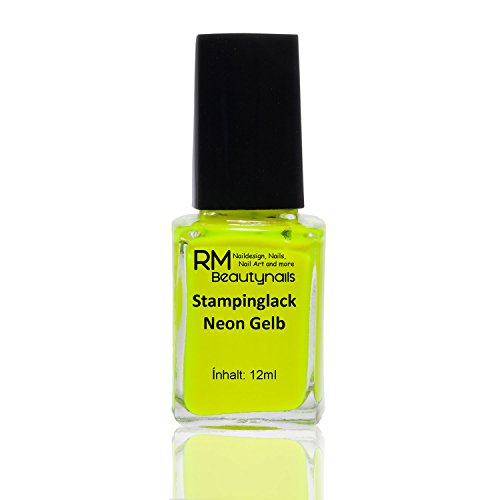 Vernis à ongles jaune fluo 12 ml RM Beautynails