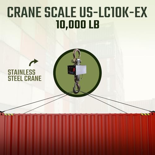 Báscula Grúa Industrial Antiexplosiva 10,000 lb con Batería miniatura 2