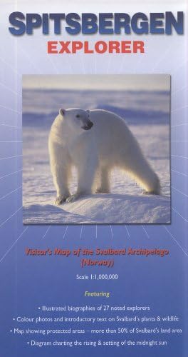 Spitsbergen Explorer Map by Ocean Explorer Maps