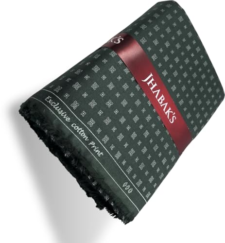 Image of JHABAK'S Unstitched 100% Pure Cotton Shirt Fabric for Men - Shirt Fabric & Kurta Material