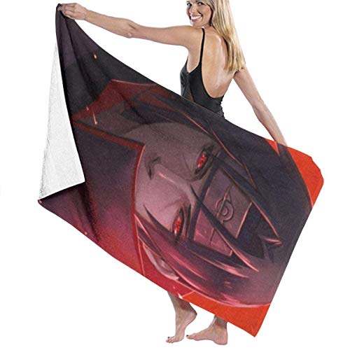 BGDFN NARUOT Uchiha Itachi Quick Dry Badetuch Stilvolle Damen und Herren Schwimmen Yoga Bikini Sport Reisen Camping Badetücher Cover