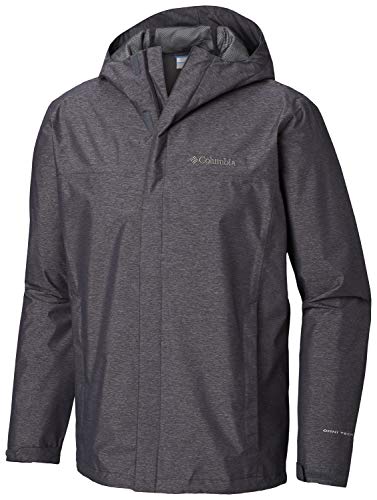 Columbia Men's Diablo Creek Rain Shell, Shark, S