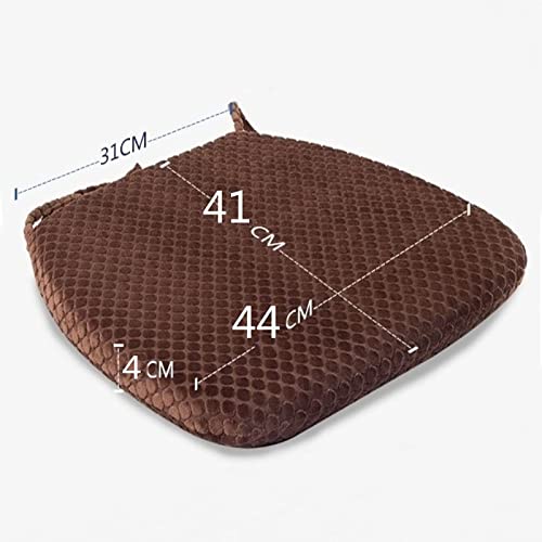 Coussin de chaise avec attaches antidérapant et mousse à mémoire de forme - 6