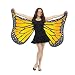 Fun World Women's Soft Butterfly Wings Adult Costume Accessory, orange Standard