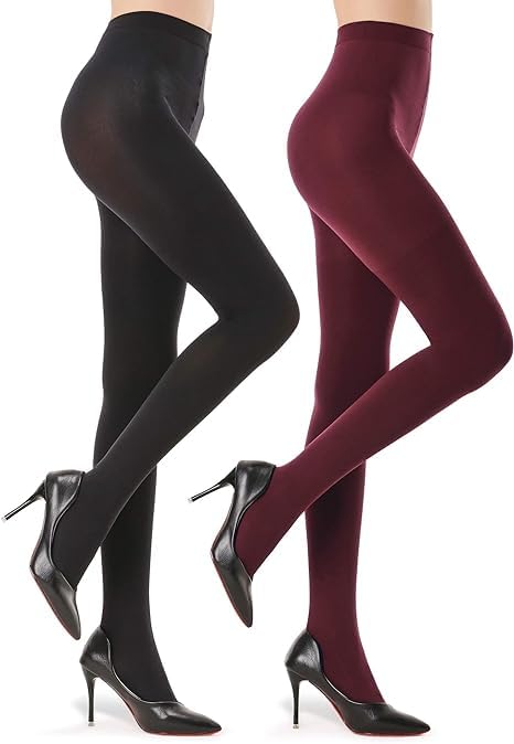 Semi Opaque Tights for Women - 70D Microfiber Control Top Pantyhose-image-49