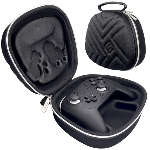 sisma コントローラケース for Switch・Switch2 Proコントローラ セミハード ケース 収納 ポーチ ワイヤレスコントローラー全体を守ります 『黒色の特別版』