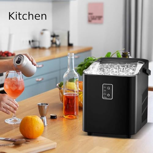 Máquina para hacer hielo 30 lbs/24h compacta miniatura 6