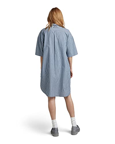 Miniatura 2 de G-Star Raw Shirt Kleid 2.0 , Vestido Para Mujer, Multicolor Sun Faded Deck Stripe D23219-D322-D934 , L