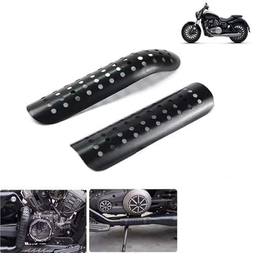 Protector de tubo de escape de motocicleta universal accesorio de protección térmica 3