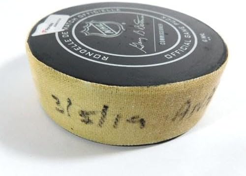 2019 Arizona Coyotes vs. Anaheim Ducks Game Used Puck 3-5-19 - NHL Unsigned Game Used Pucks