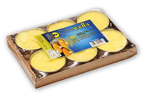 TEA-LIGHT A CITRONEL."Max" cm 6 x 2 H Set 6 uds Cover