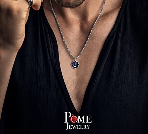 Pome Allah Necklace Pendant in Sterling Silver, Made in America2