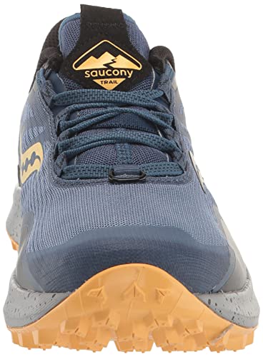 Saucony Women's Peregrine 12 Trail Running Shoe, Basin/Gold, 8 #TOP1
