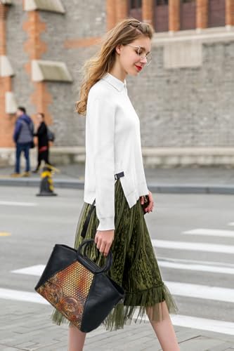 Women Satchel Handbags Crossbody Bag Top Handle Purse Medium Tote Bag Leather Shoulder Bag2