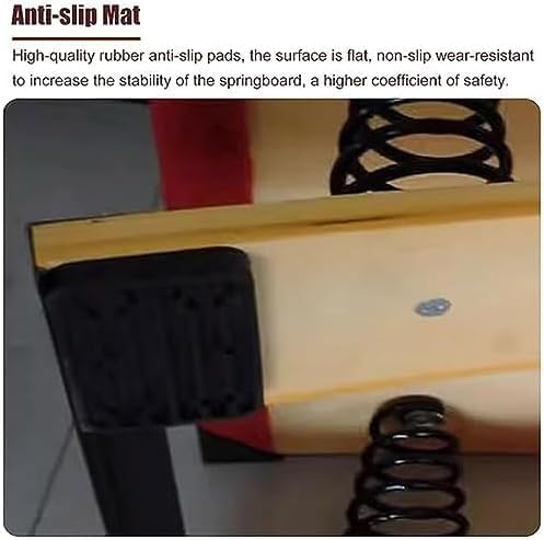 Junior Gymnastics Springboard for Vault Training - Heavy-Duty Curved Design, Anti-Skid Jump Pad, Safe Practice Equipment for Young Gymnasts and Coaches