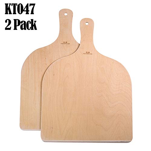 Pizzapfannen Holz Pizza Paddle Patel Pizza Schaufel Peel Schneidebrett Küche Pizza Bodenplatte Bakeware Gebäck Werkzeuge Zubehör 88 (Color : KT047)