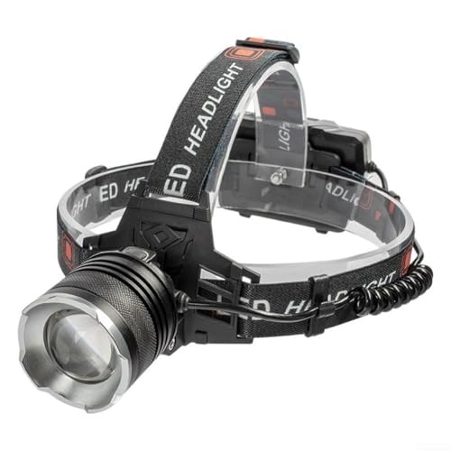 Faro XHP70 recargable USB frontal con zoom y linterna de cabeza impermeable tipo B 4