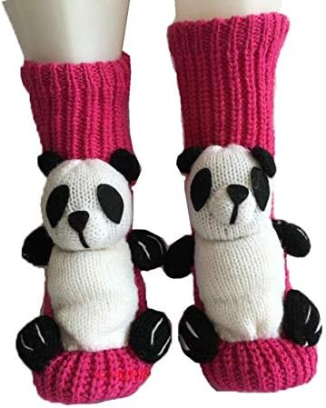 Ulalaza Non-slip Knit Sweater Warm Household Floor Socks for Women