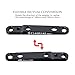 Hapivida 2Pcs Flat Mount Disc Brake Adapter, 140mm/160mm Front Bicycle Flat Caliper to Flat Mount Disc Brake Mount Adapter Bicycle Accessory