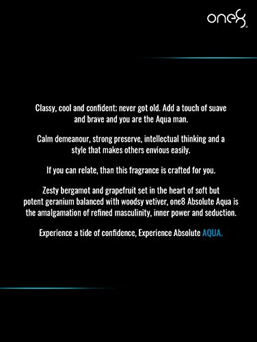 Image of One8 By Virat Kohli Absolute Eau de Parfum /Perfume 100ml (Aqua)